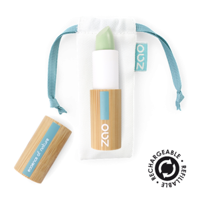 Correcteur Bio Imperfections et Cernes Vert anti-rougeurs 499 ZAO MakeUp