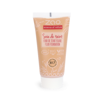 Recharge Soie de Teint Medium Miel 817 certifié Bio ZAO MakeUp