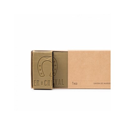 Savon de Marseille Barre Tranchée PUR OLIVE 1kg Savonnerie Fer à Cheval