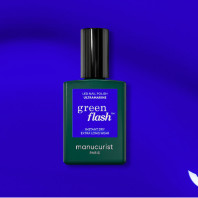 Vernis GREEN FLASH Ultramarine (Bleu électrique) 15ml Manucurist