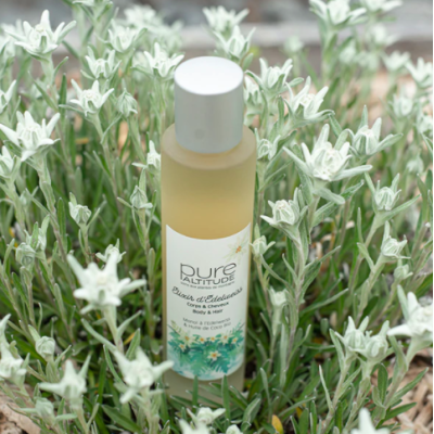 Élixir Monoï d'Edelweiss Corps et Cheveux 100ml Pure Altitude