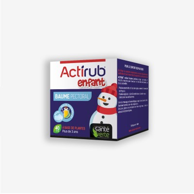 Actirub Baume Pectoral 40ml Santé Verte