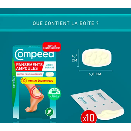 Compeed Pansements Ampoules Assortiment x10