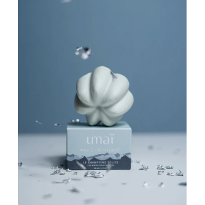 Shampoing Solide Haute Montagne Protecteur et Réparateur Hiver UMAÏ (Cheveux cassants, ternes et...