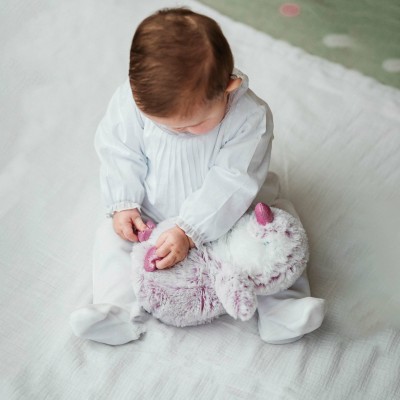 Bouillotte Peluche Pingouin Déhoussable Warmies Soframar