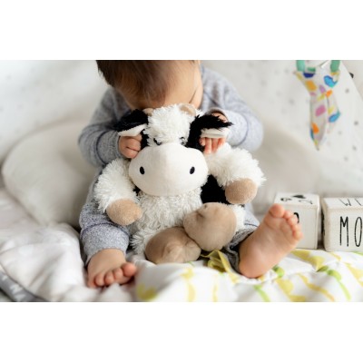 Bouillotte Peluche Vache Déhoussable Warmies  Soframar