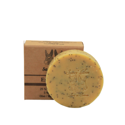 Savon EXFOLI'ÂNE Gommage doux 25% de lait d'Ânesse Savoy'ânes