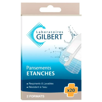 Pansements Étanches x20 Gilbert