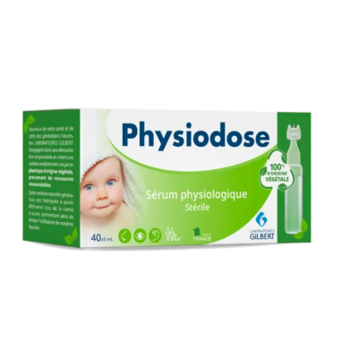 Physiodose Végétal Sérum Physiologique Stérile Gilbert