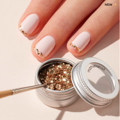 Paillettes biodégradables Rose Gold Manucurist