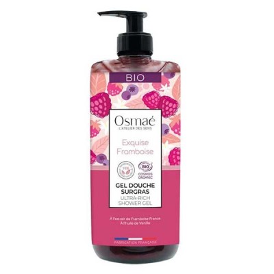 Gel Douche Bio Surgras Exquise Framboise 1L Osmaé