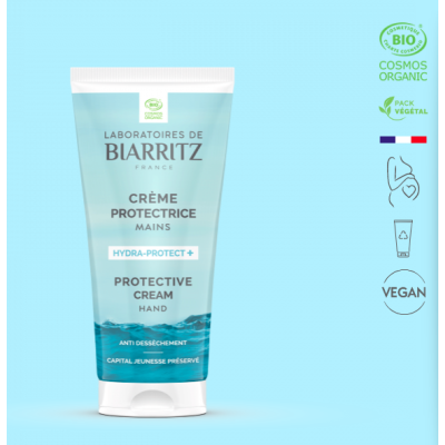 Crème Mains Protectrice Bio 50ml Laboratoires de Biarritz - Hydra-Protect+