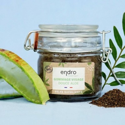 Gommage Visage BIO Douce Aloé 100ml Endro Cosmétiques