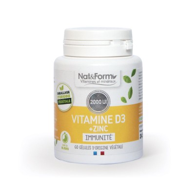 Vitamine D3 + Zinc Nat&Form