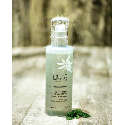 Eau d'Herbes à la Mélisse et à la Menthe Lotion Tonifiante Visage Pure Altitude