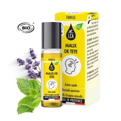 Roll-on Maux de Tête Bio LCA Aroma