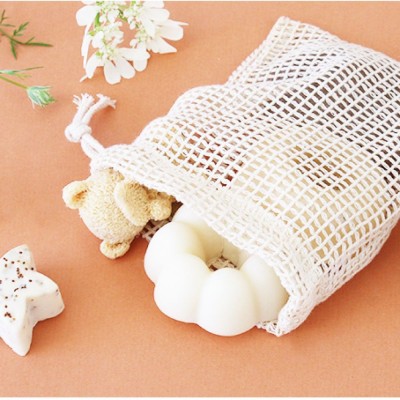 Pochette à savon 3en1 en coton Bio