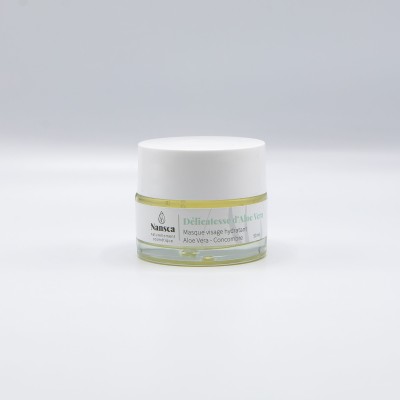 Masque Visage Hydratant Bio Aloe Vera / Concombre Délicatesse d'Aloe Vera Nansca