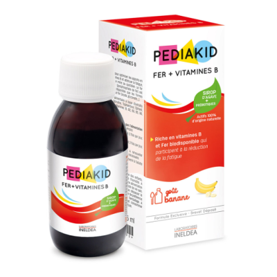 Sirop Fer + Vitamines B 125ml Pediakid