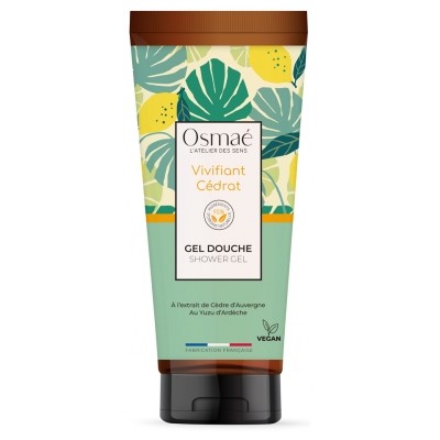 Gel Douche Vivifiant Cédrat 200ml Osmaé