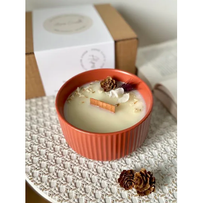 Bougie parfumée Noël 2023 Hiver Alpin Alpes Candle