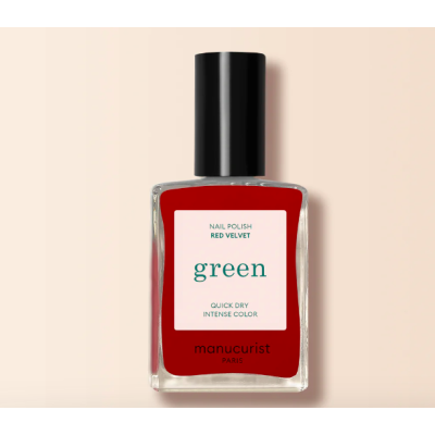 Vernis à ongles GREEN Rouge Velours profond Red Velvet Manucurist