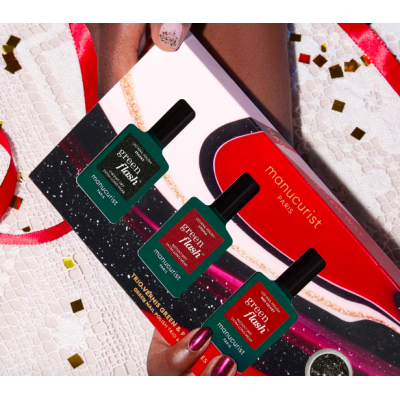 Coffret Holidays Collection GREEN FLASH Manucurist