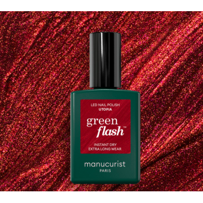 Vernis semi-permanent LED Utopia Marron Cuivré Métallisé Manucurist