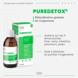 PUREDETOX Detoxification Globale de l'organisme 250ml Ineldea