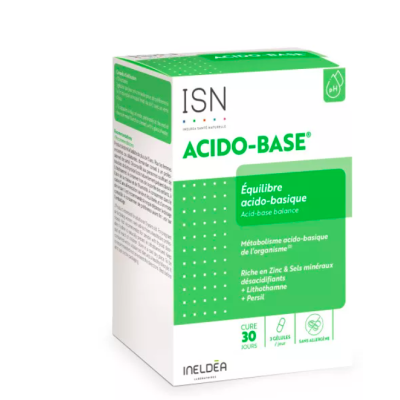 ACIDO-BASE (PH sanguin x90Gel végétales) Ineldea
