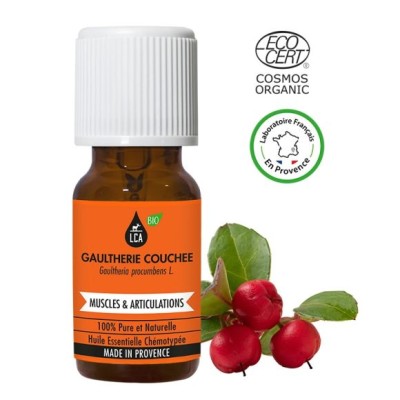 Huile Essentielle Gaulthérie Couchée Bio LCA Aroma