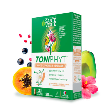Toniphyt Multivitamines et Minéraux Santé Verte