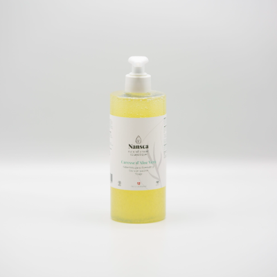 Gelée Nettoyante Visage Bio Caresse d'Aloe Vera (Aloe Vera, Grenade, Passion) Nansca