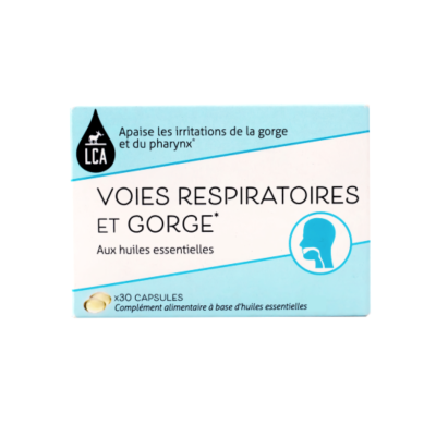Capsules Voies Respiratoires et Gorge LCA Aroma