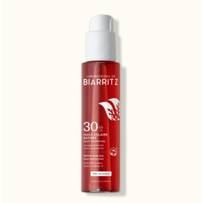 Huile Solaire Satinée SPF30 Laboratoires de Biarritz