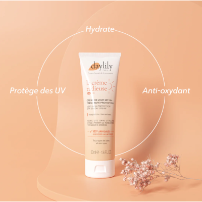 La Crème Radieuse Crème de Jour SPF50+ Nouvelle formule Daylily