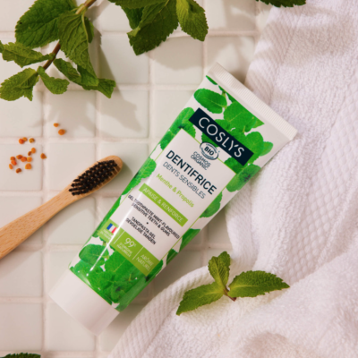 Dentifrice Dents Sensibles Menthe et Propolis Bio Coslys