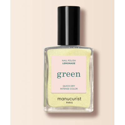 Vernis à ongles Jaune Pâle Pailleté Lemonade GREEN Manucurist