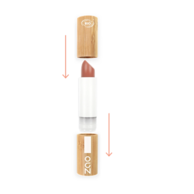 Recharge Baume Color & Repulp Rose Nude 485 Bio ZAO MakeUp