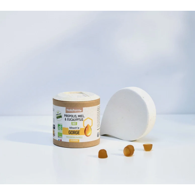 Gommes Propolis Miel & Eucalyptus Bio Nat&Form