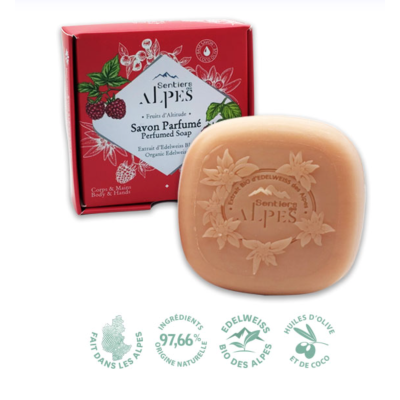 Savon Solide Surgras et Doux : Fruits d’Altitude Sentiers des Alpes