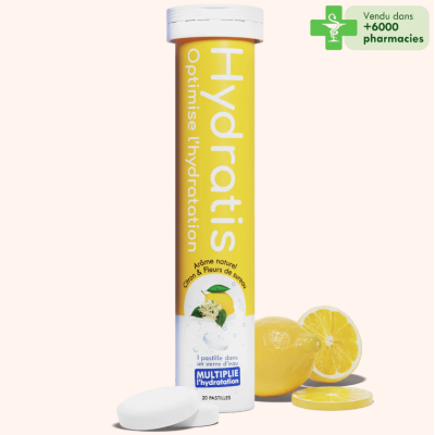 Pastilles Hydratation Citron Fleur de Sureau Hydratis