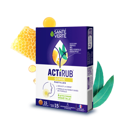 Actirub Pastilles Gorge Santé Verte