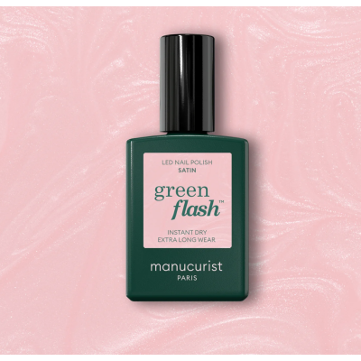 Vernis semi permanent Rose transparent Irisé Satin Manucurist