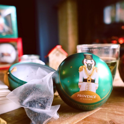 Coffret 1 Boule Noël Casse Noisette Thé Féerique Bio Provence d'Antan