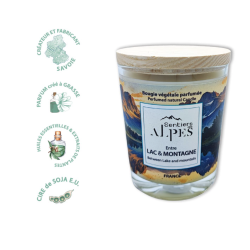 Bougie Parfumée Entre Lac et Montagne Sentiers des Alpes