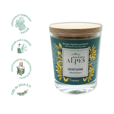 Bougie Parfumée Gentiane Sentiers des Alpes
