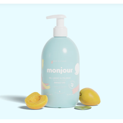 Gel Lavant Bébé Corps et Cheveux Doux et Hypoallergénique Monjour (ex Poupon Cosmétiques)