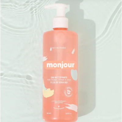 Eau Nettoyante Bébé Visage et Corps Monjour (ex Poupon Cosmétiques)