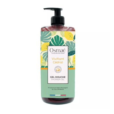 Gel Douche Vivifiant Cedrat 1L Osmaé